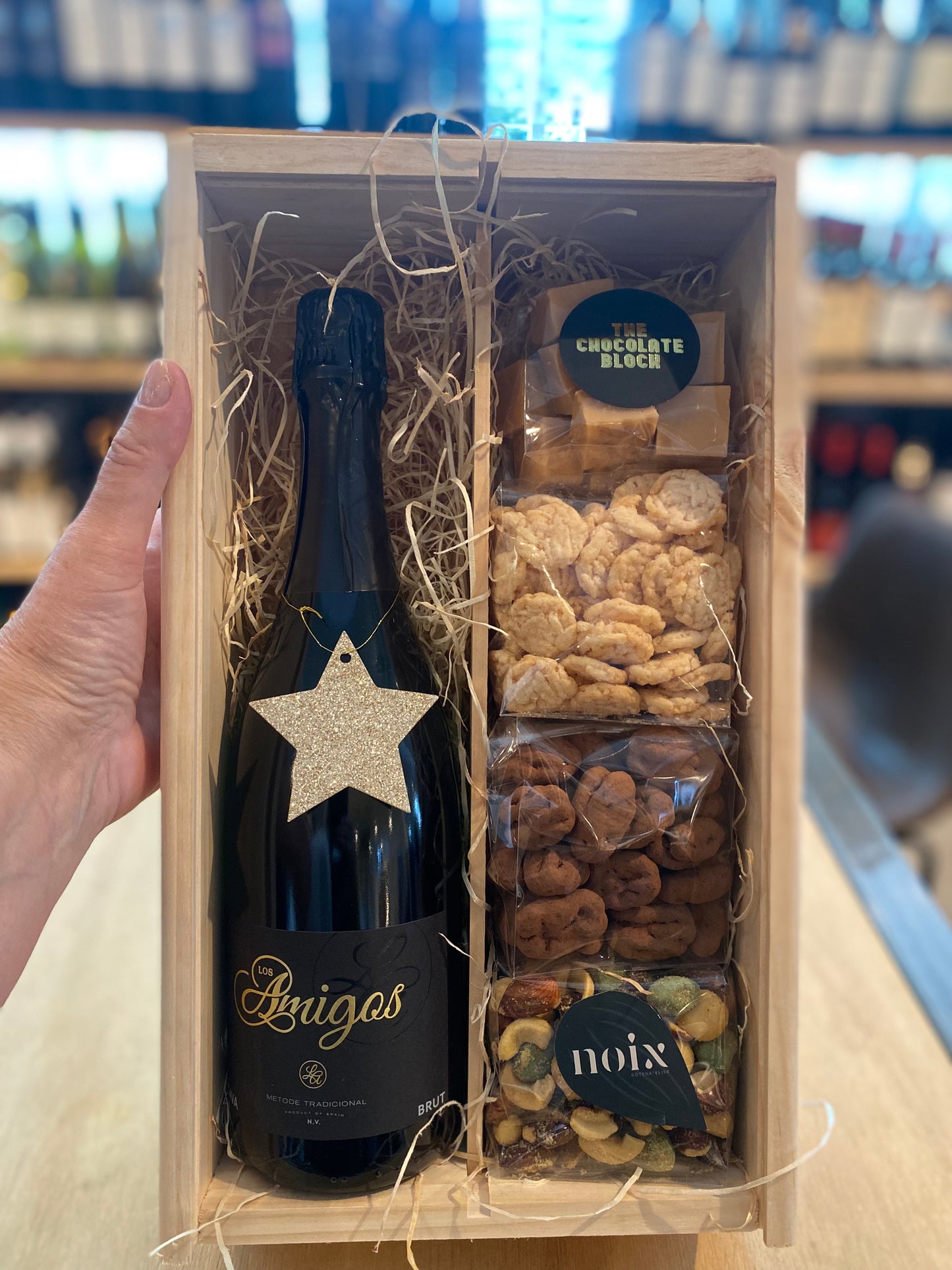 Kerst pakket best off Best Bottles & The Chocolate Block