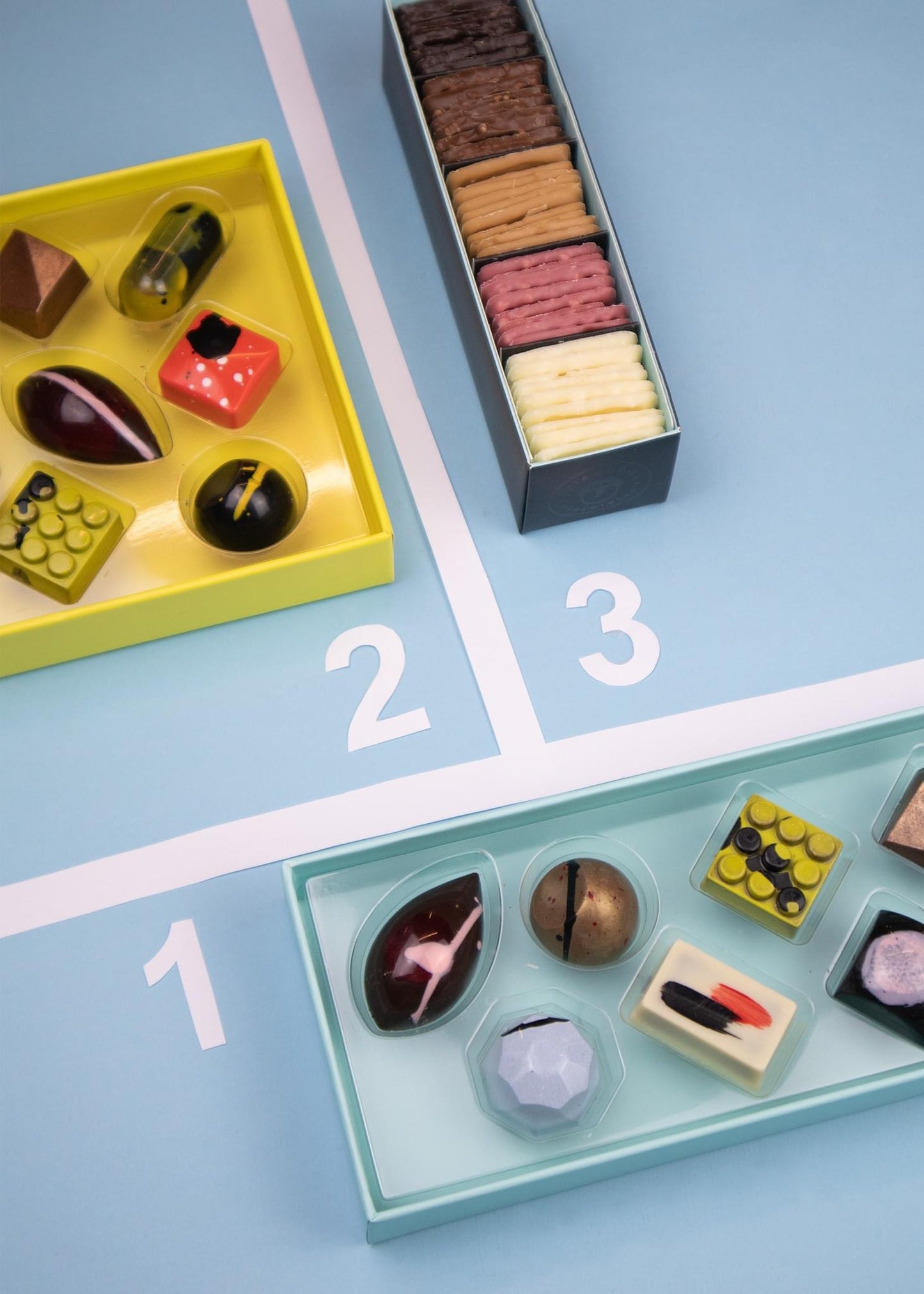 Luxe doos met bonbons van Friandries