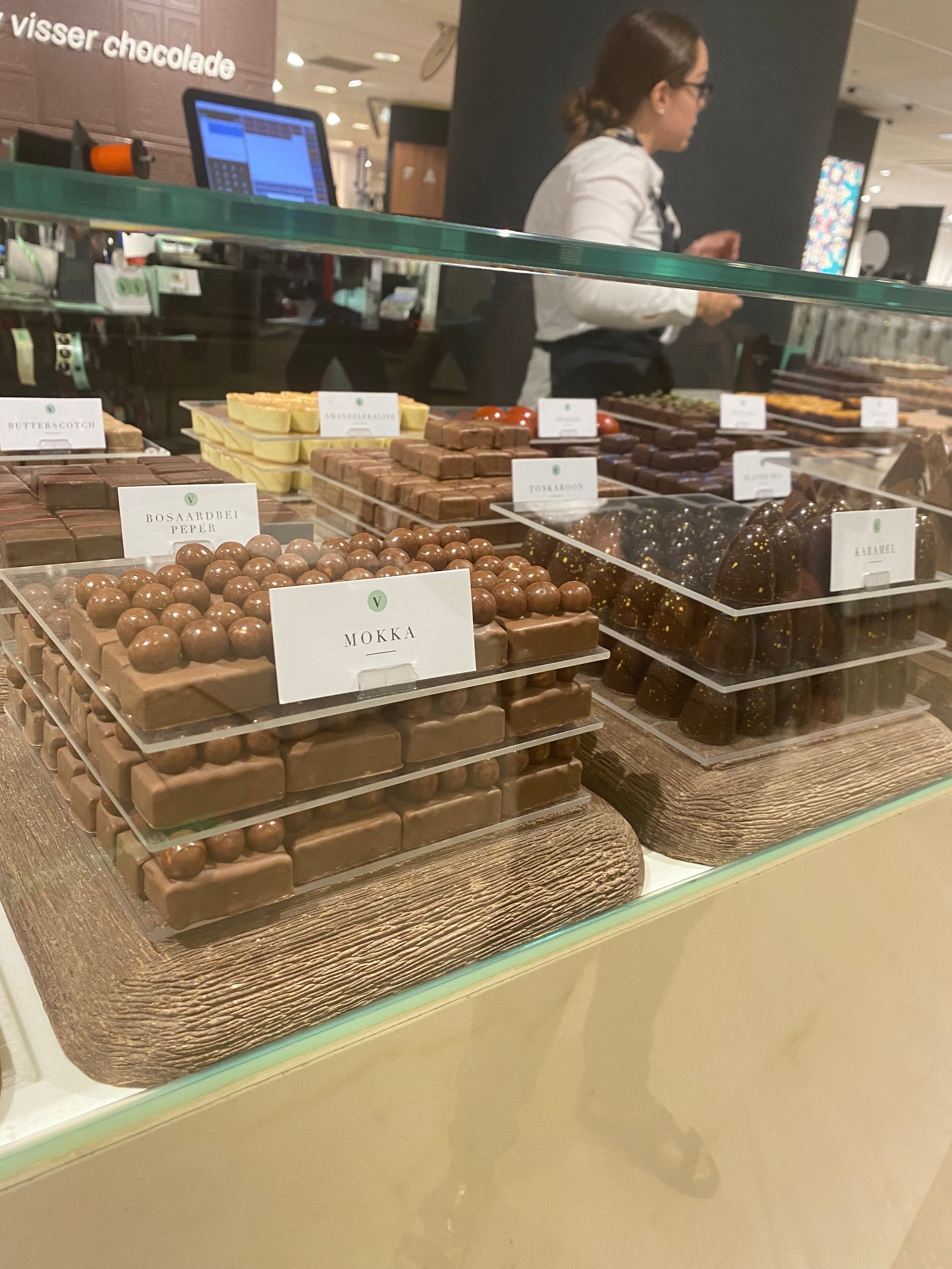 Original bonbons van Visser Chocolade