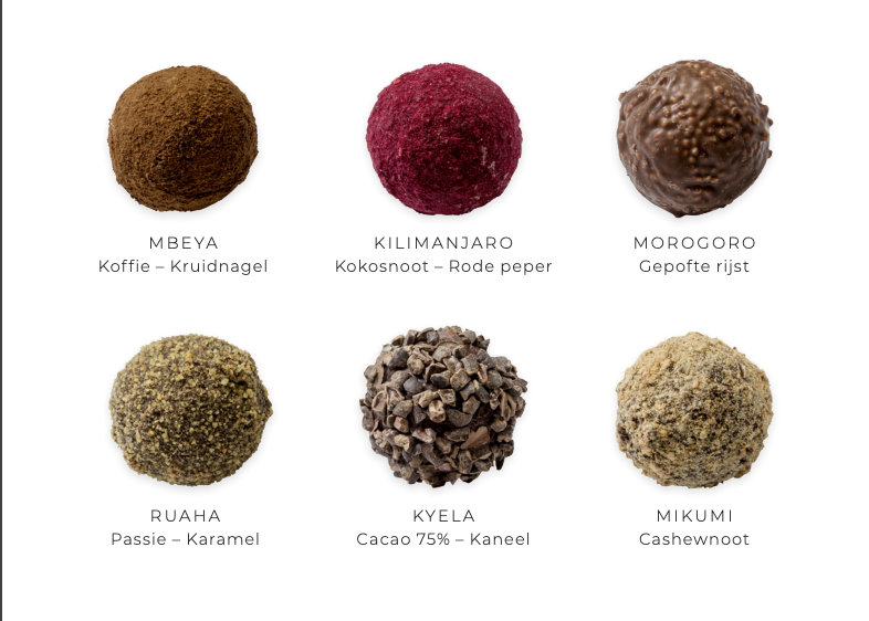 Visser Chocolade Tanzania Ball The Chocolate Block