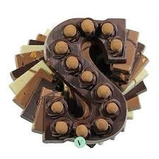 Chocoladeletters bestellen van Visser Chocolade