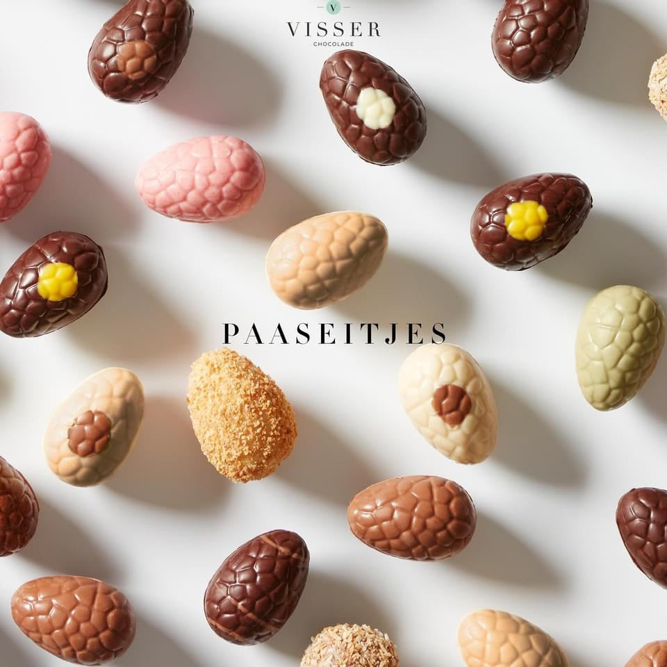 Paaseitjes van Visser Chocolade 