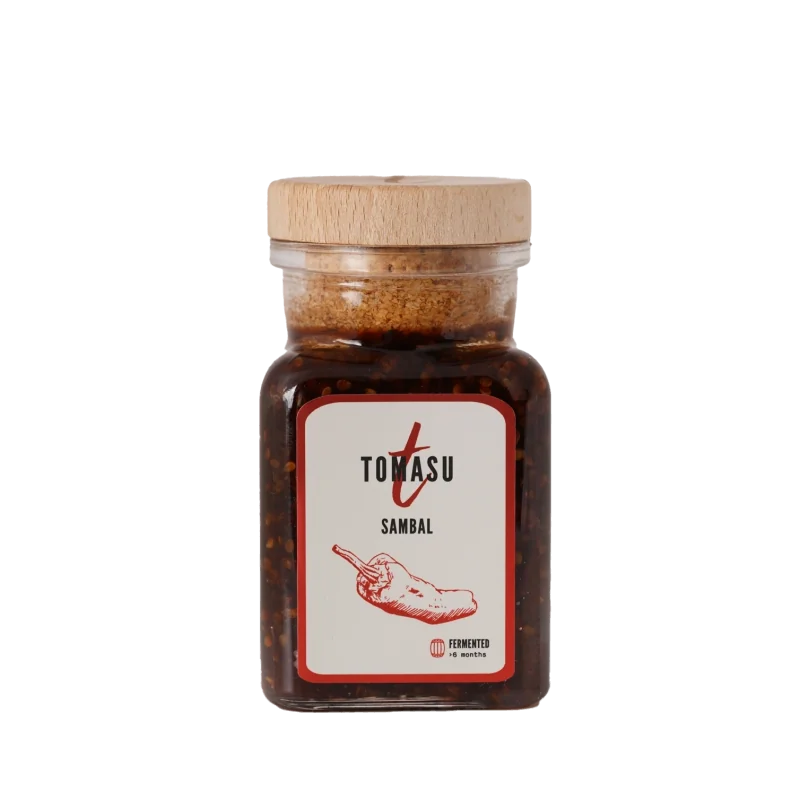 Tomasu Soy Sambal van The Chocolate Block in Breda