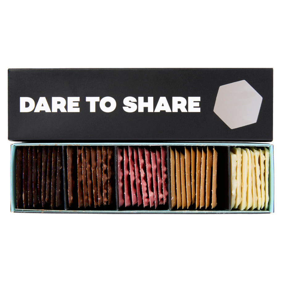 Dunne krokante chocolade galetjes van Friandries