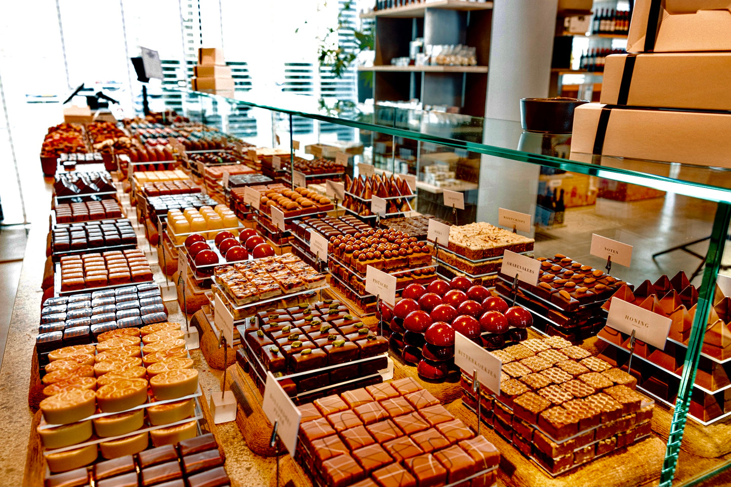 Original bonbons van Visser Chocolade