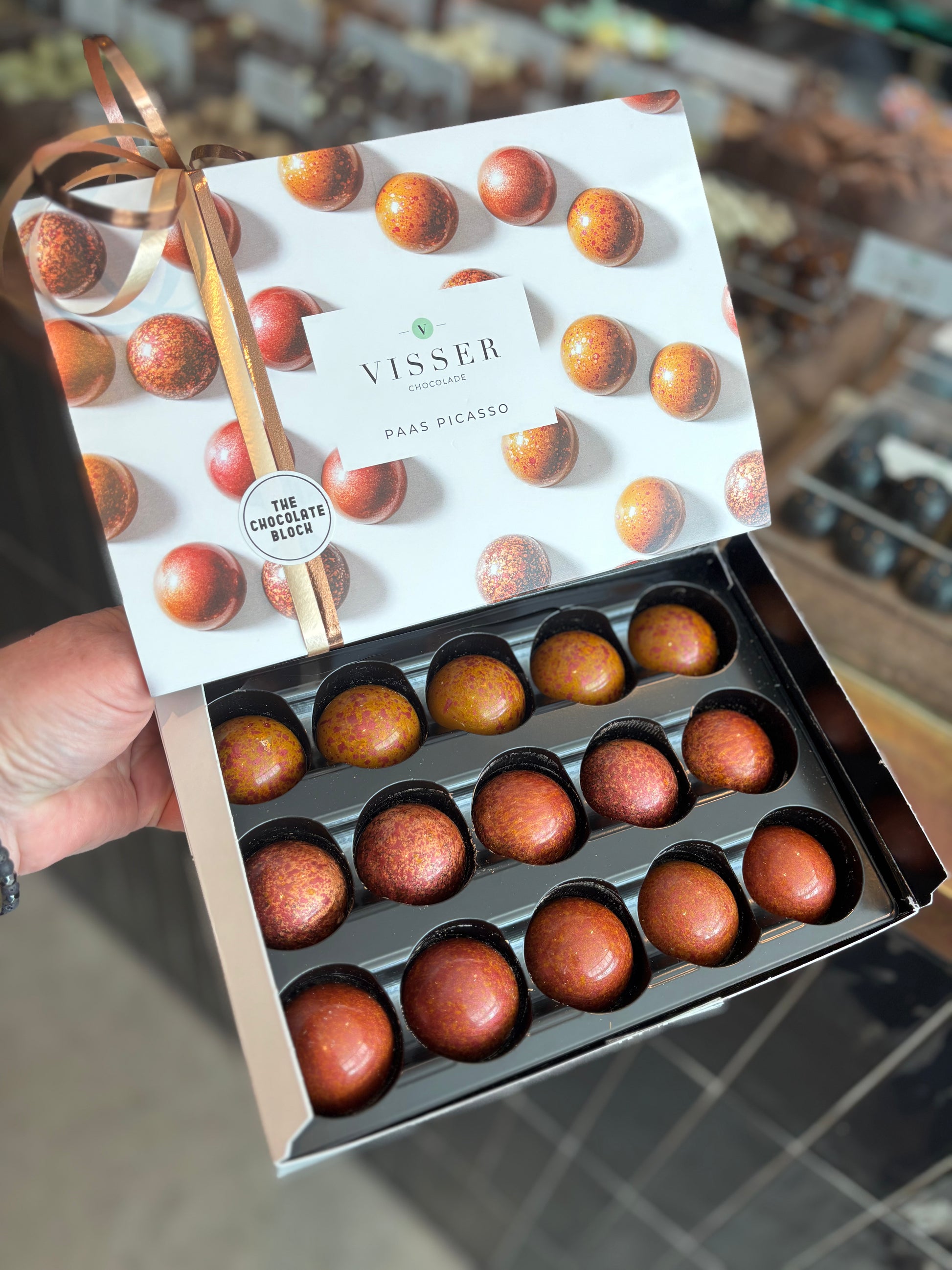 Paas Picasso bonbons van The Chocolate Block in Breda