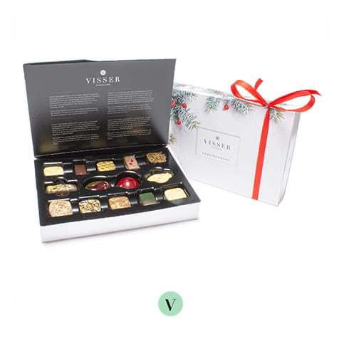 Kerst Bonbons van Visser Chocolade