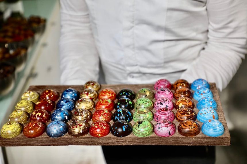 Vaderdag Picasso bonbons van Chocolaterie The Chocolate Block 